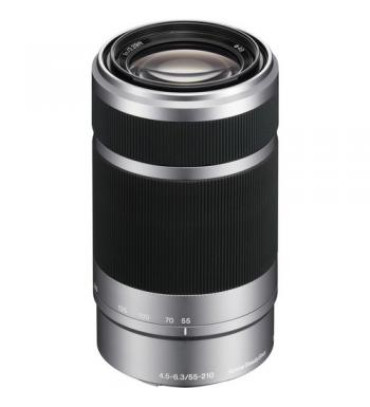 Sony E 55-210mm f/4.5-6.3 OSS Lens (Silver)