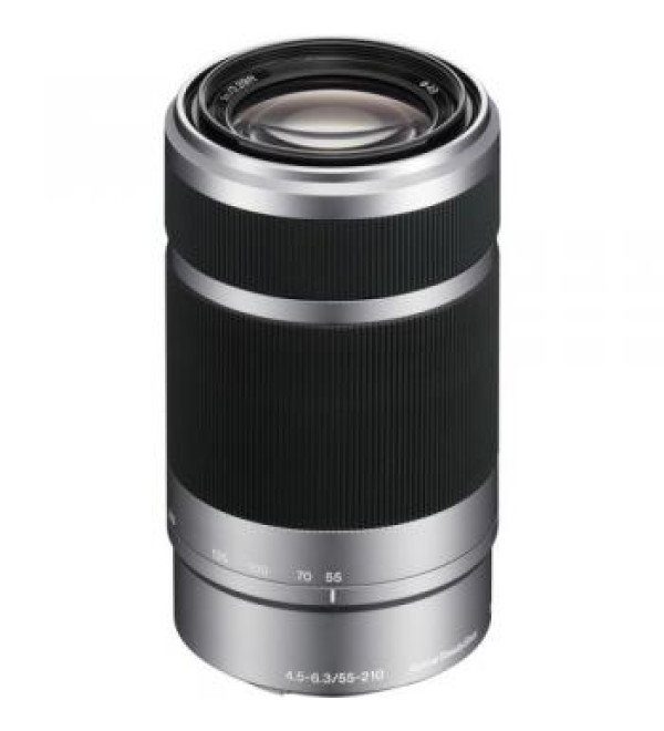 Sony E 55-210mm f/4.5-6.3 OSS Lens (Silver)