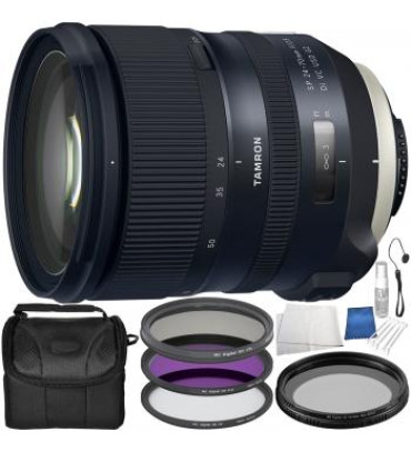 Tamron SP 24-70mm f/2.8 Di VC USD G2 Lens for Nikon F Bundle