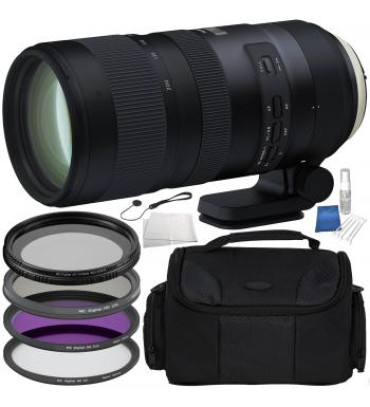 Tamron SP 70-200mm f/2.8 Di VC USD G2 Lens for Nikon F Bundle