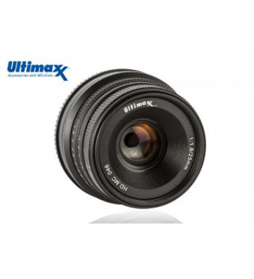 Ultimaxx 25mm f/1.8 Manual Lens for Fuji X Mount