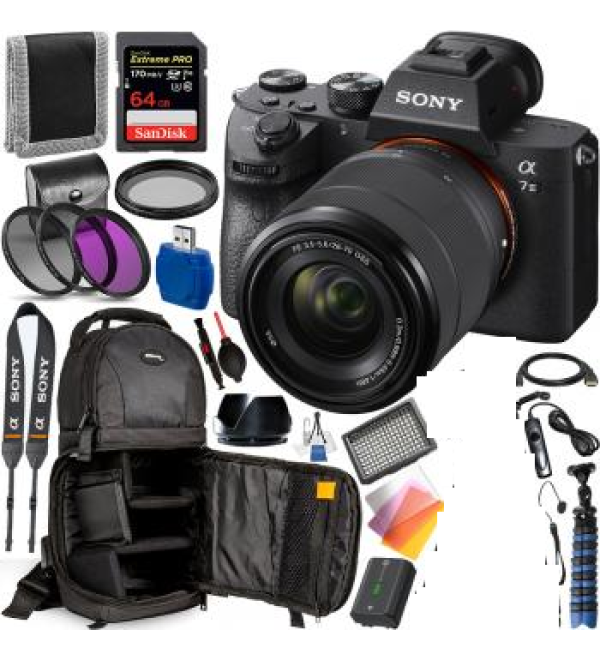 Sony Alpha a7 III Mirrorless Digital Camera with 28-70mm Lens - ILCE7M3K/B and Professional Accessory Bundle