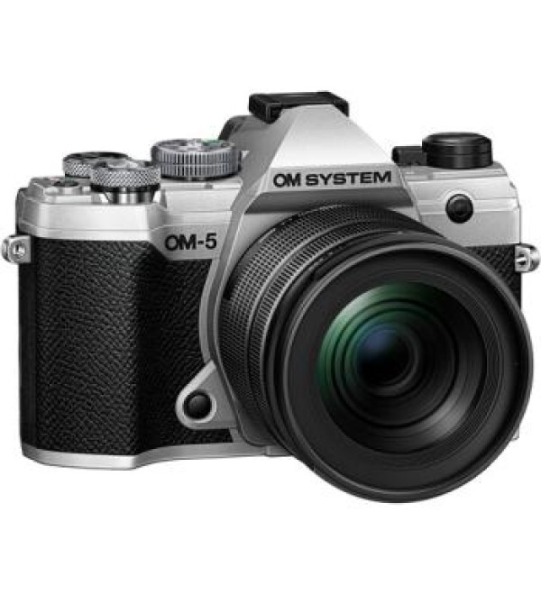 OM SYSTEM OM-5 Mirrorless Camera with 12-45mm f/4 PRO Lens (Silver)