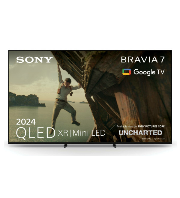 Sony BRAVIA 7 QLED (XR l Mini LED) 75 Inch 4K HDR Google Smart TV (2024) | Gaming Features for PlayStation 5, IMAX Enhanced, Dolby Vision Atmos, Chromecast, AirPlay, 120Hz