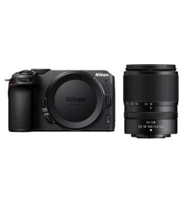 Nikon Z30 Mirrorless Camera w/ Z DX 18-140mm f/3.5-6.3 VR Lens (Black)
