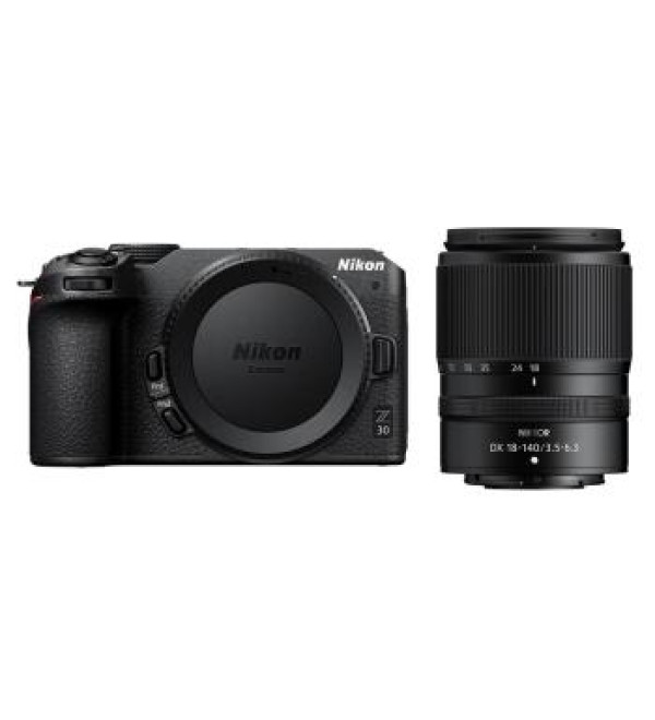 Nikon Z30 Mirrorless Camera w/ Z DX 18-140mm f/3.5-6.3 VR Lens (Black)