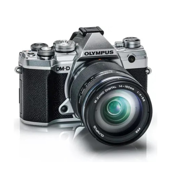 Olympus OM-D E-M10 Mark III S with 14-150mm f/4-5.6 II Lens (Silver)