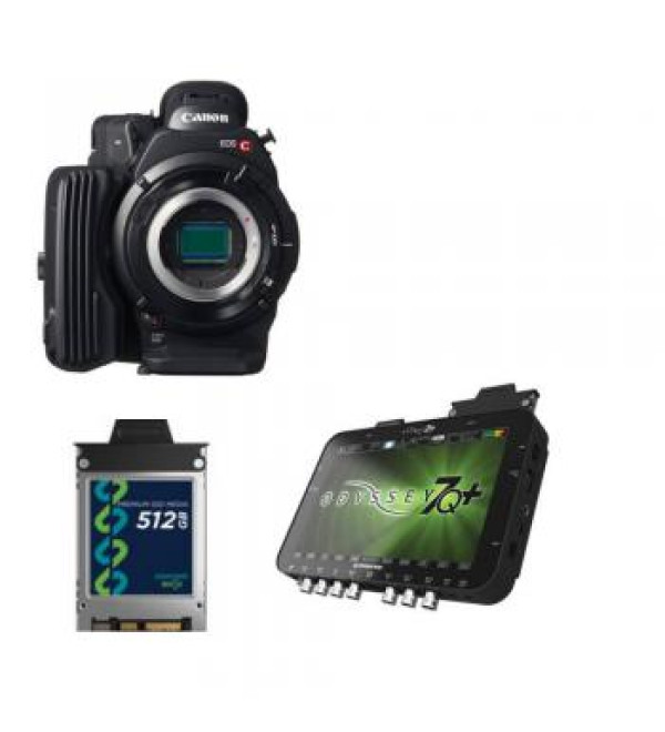 Canon EOS C500 4K Cinema Camera (EF Mount)+ Convergent Design Odyssey7Q+ OLED Monitor & Recorder Producers Package