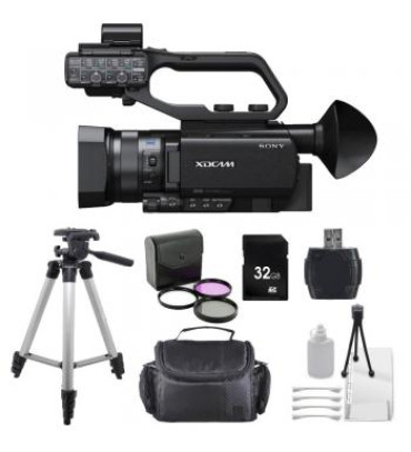 Sony PXW-X70 Professional XDCAM Compact Camcorder + Custom Accessory Bundle