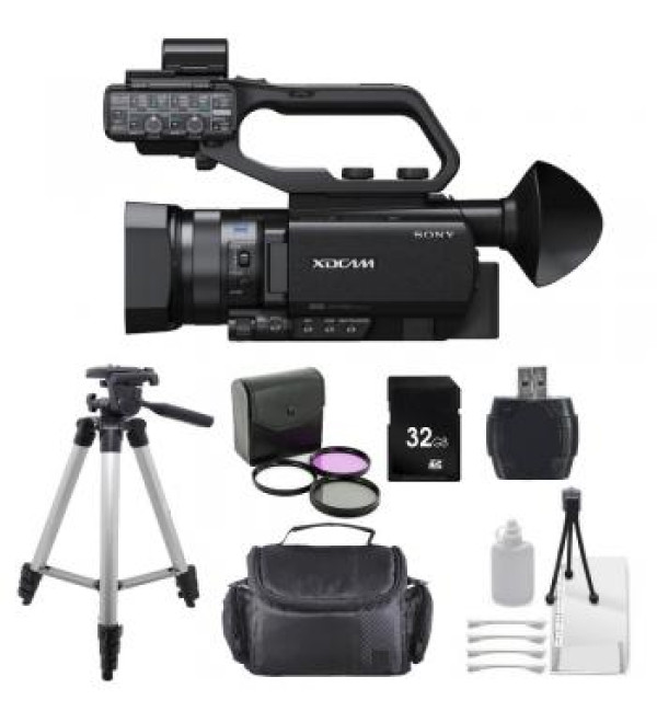 Sony PXW-X70 Professional XDCAM Compact Camcorder + Custom Accessory Bundle