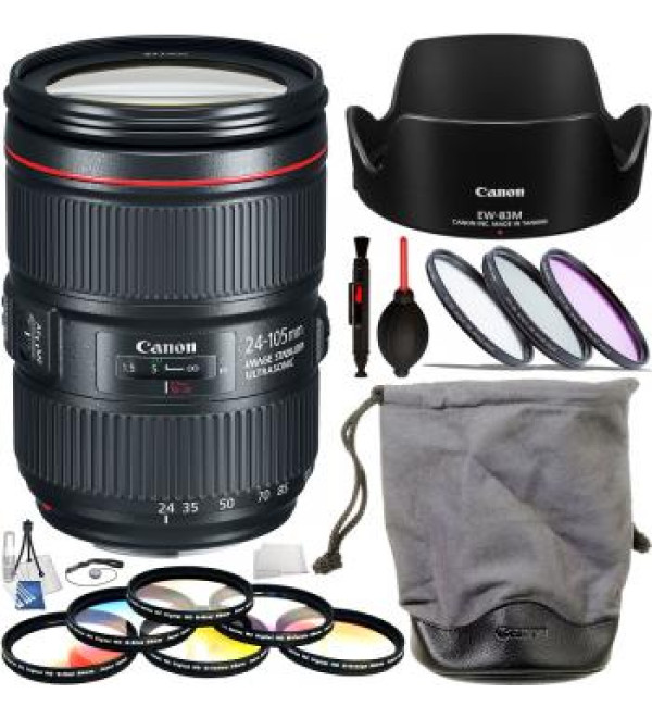 Canon EF 24-105mm f/4L IS II USM Deluxe Lens Bundle