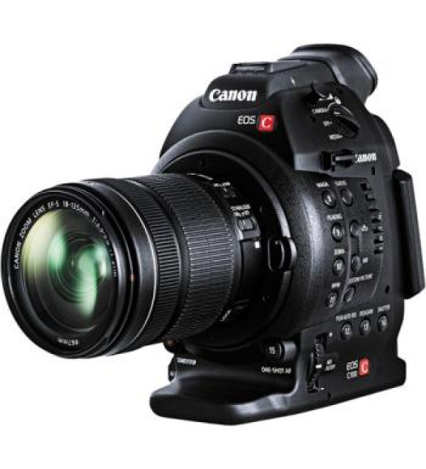 Canon EOS C100 Cinema EOS Camera with Dual Pixel CMOS AF and EF-S 18-135mm IS STM Lens