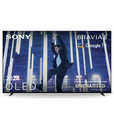 Sony BRAVIA 8 OLED 55 Inch 4K HDR Google Smart TV (2024) | Gaming Features for PlayStation 5 and IMAX Enhanced, Dolby Vision Atmos, Chromecast, Apple AirPlay, 120Hz K55XR80