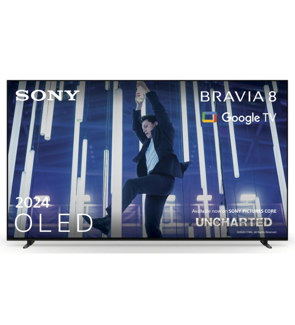 Sony BRAVIA 8 OLED 55 Inch 4K HDR Google Smart TV (2024) | Gaming Features for PlayStation 5 and IMAX Enhanced, Dolby Vision Atmos, Chromecast, Apple AirPlay, 120Hz K55XR80