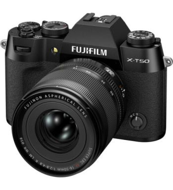 FUJIFILM X-T50 Mirrorless Camera with XF 16-50mm f/2.8-4.8 Lens (Black)