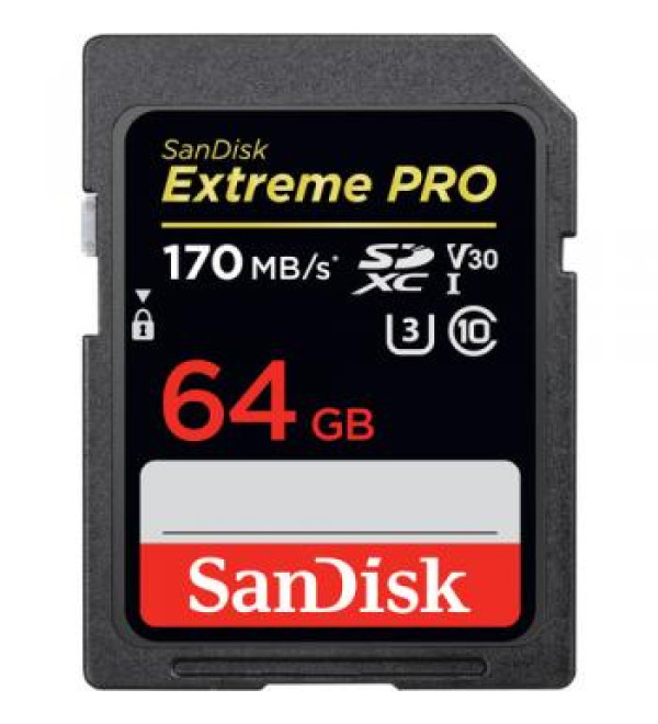 SanDisk 64GB Extreme PRO UHS-I SDXC