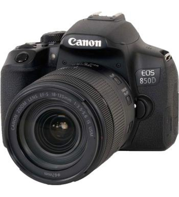 Canon EOS 850D DSLR Camera with 18-135mm f/3.5-5.6 IS USM Zoom Lens