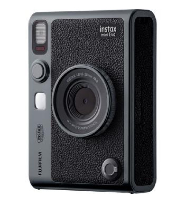 FUJIFILM INSTAX MINI EVO Hybrid Instant Camera (Dark Silver)