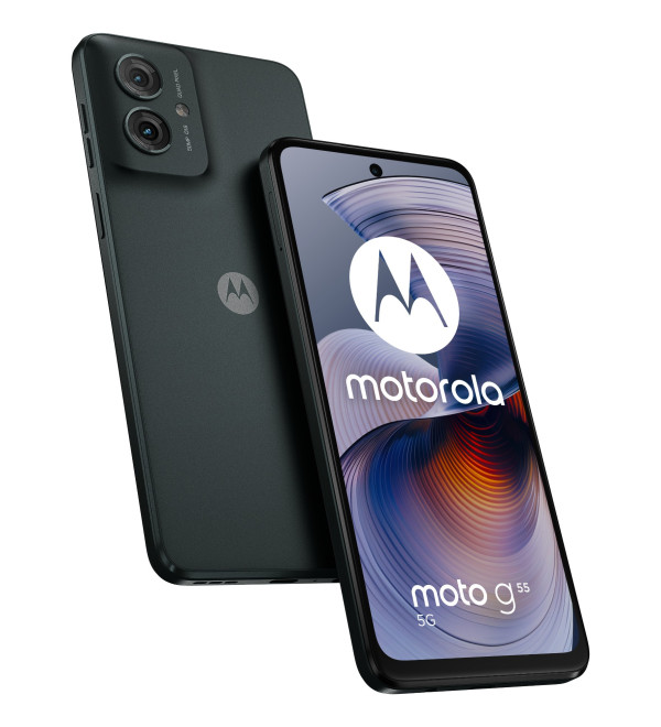 Motorola moto g55 5G 16.5 cm (6.49") Dual SIM Android 14 USB Type-C 8 GB 256 GB 5000 mAh Grey