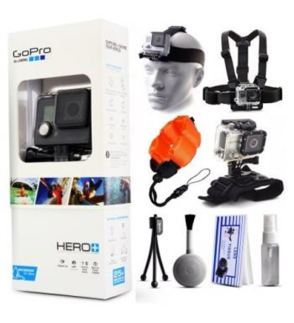 GoPro HERO+ Accessory Bundle - Over 5 Items Included!