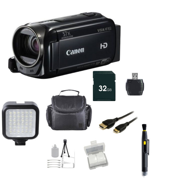 Canon Vixia HF R50 Camcorder Accessory Bundle (NTSC)