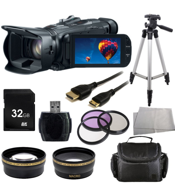 Canon Legria HF G30 Full HD Camcorder (PAL) + Accessory Bundle