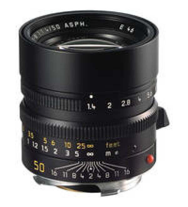 Leica Normal 50mm f/1.4 Summilux M Aspherical Manual Focus Lens (6-Bit, Updated for Digital) - Black