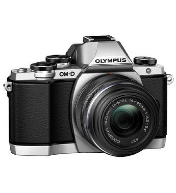 Olympus OM-D E-M10 Mirrorless Micro Four Thirds Digital Camera with 14-42mm Lens (Silver) (EM10)
