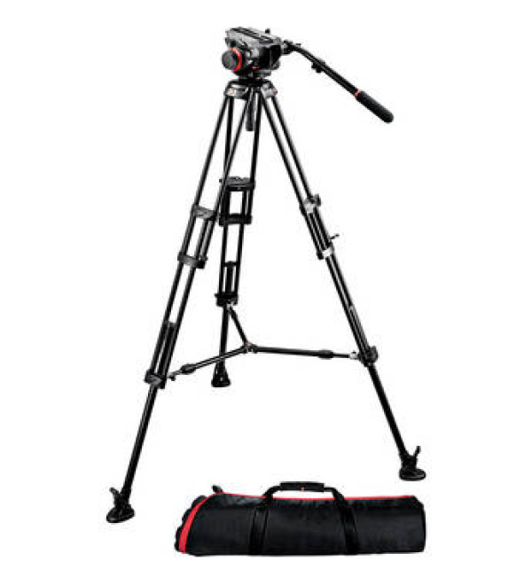 Manfrotto 504HD Head w/535 2-Stage Carbon Fiber Tripod System