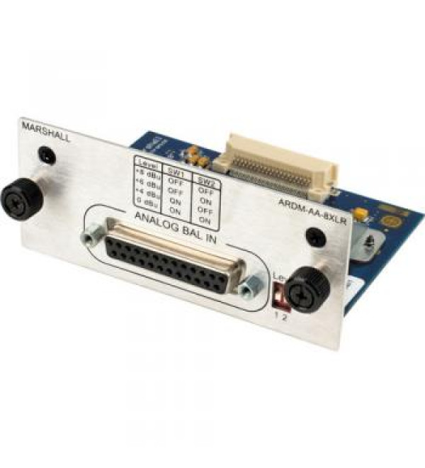 Marshall Electronics ARDM-AA-8XLR Module for AR-DM2-L Audio Monitor
