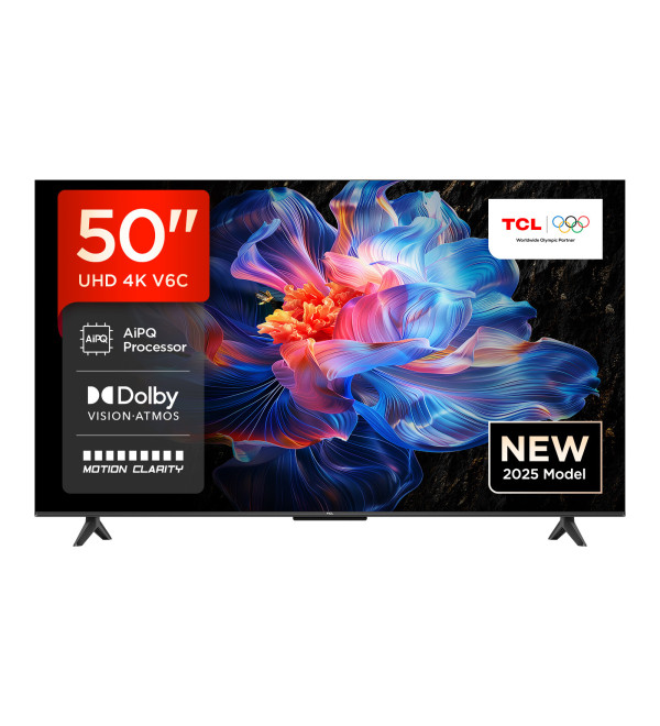 TCL 50V6C-UK TV 127 cm (50") 4K Ultra HD Smart TV Wi-Fi Metallic 260 cd/m²
