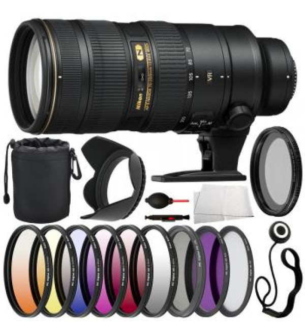 Nikon AF-S NIKKOR 70-200mm f/2.8G ED VR II - 2185 with Essential Bundle