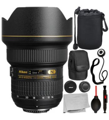 Nikon AF-S NIKKOR 14-24mm f/2.8G ED Lens - 2163 with Deluxe Bundle