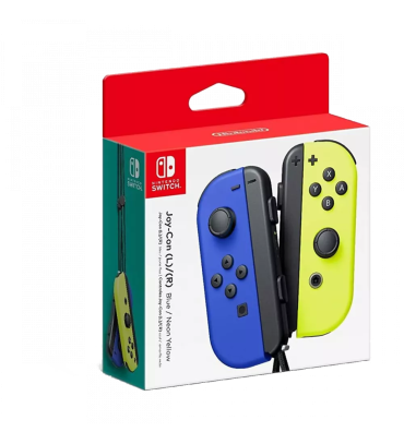Nintendo Switch Joy-Con (Left & Right, Wireless)  - Neon Blue/Neon Yellow