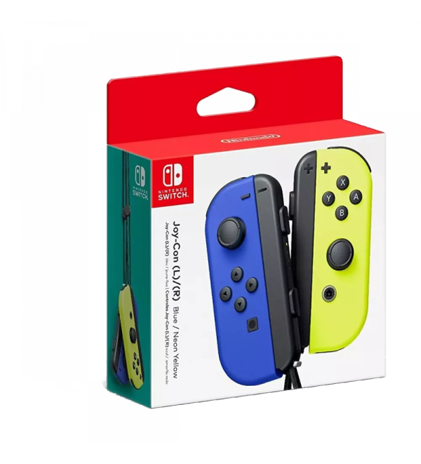 Nintendo Switch Joy-Con (Left & Right, Wireless)  - Neon Blue/Neon Yellow
