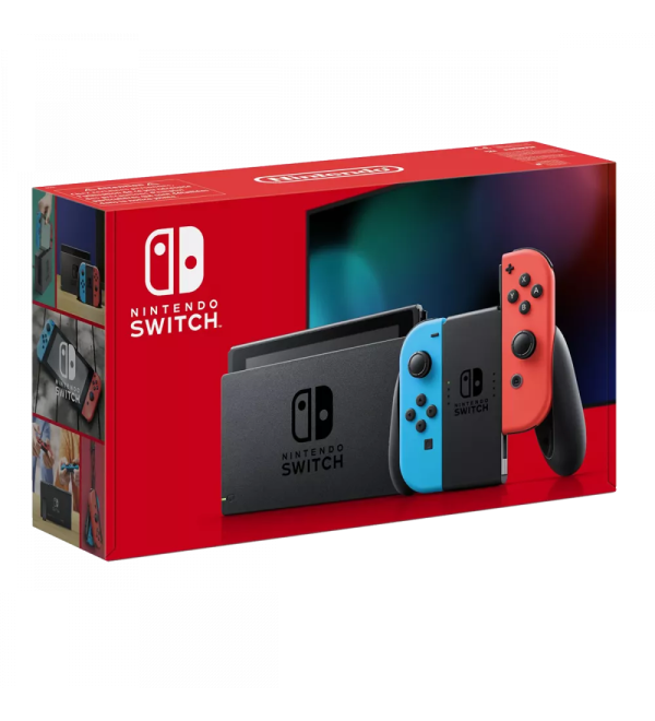 Nintendo Switch Console - Neon Red / Neon blue (Latest Model)