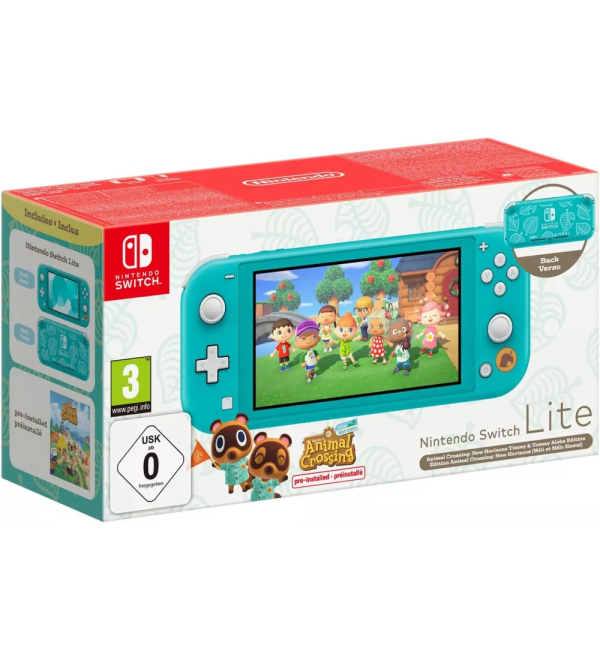 Nintendo Switch Lite Animal Cross New Horizons - Timmy & Tommy