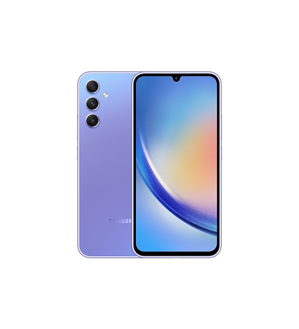 Samsung Galaxy A34 5G 16.8 cm (6.6") Hybrid Dual SIM USB Type-C 6 GB 128 GB 5000 mAh Violet