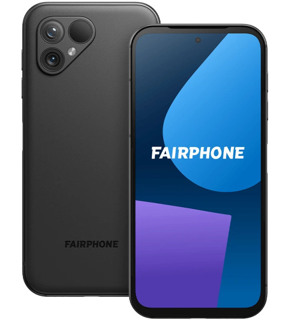 Fairphone 5 16.4 cm (6.46") Dual SIM Android 13 5G USB Type-C 6 GB 128 GB 4200 mAh Black