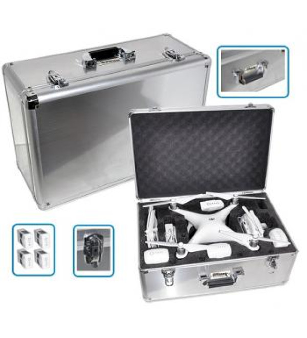 Ultimaxx Hard-Shell Aluminum Case For DJI Phantom 4 Drones