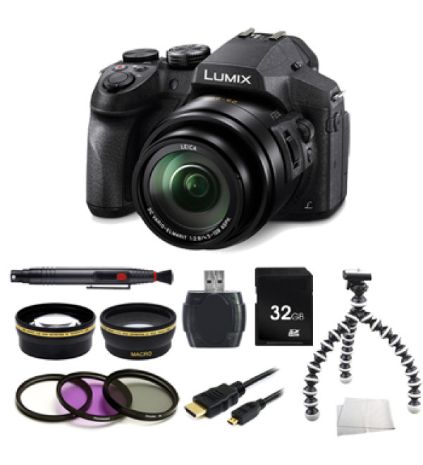 Panasonic Lumix DMC-FZ300/FZ330 Digital Camera + 32GB Accessory Bundle