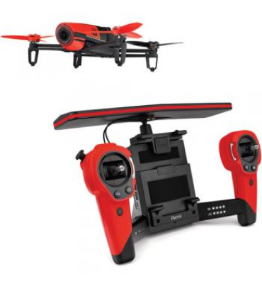 Parrot BeBop Drone Quadcopter with Skycontroller Bundle (Red)