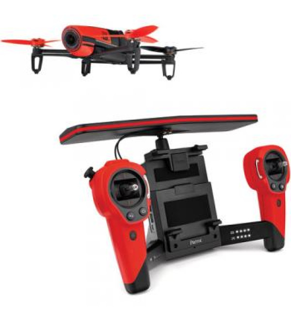 Parrot BeBop Drone Quadcopter with Skycontroller Bundle (Red)