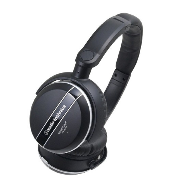 Audio-Technica ATH-ANC27 QuietPoint Noise Canceling Headphones (Black)