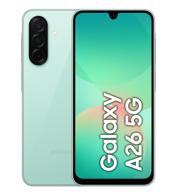 Samsung Galaxy A26 17 cm (6.7") Hybrid Dual SIM Android 15 5G USB Type-C 6 GB 128 GB 5000 mAh Mint colour