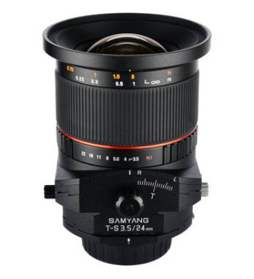 Samyang 24mm f/3.5 ED AS UMC Tilt-Shift Lens for Canon
