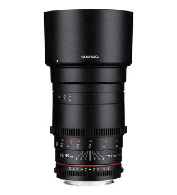 Samyang 135mm T2.2 AS UMC VDSLR II Lens for Micro Four Thirds Mount