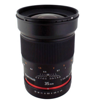 Samyang 35mm f1.4 AS UMC Lens- Samsung NX Fit