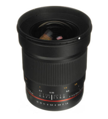 Samyang 24mm f/1.4 ED AS UMC Wide-Angle Lens for Pentax
