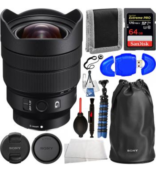 Sony FE 12-24mm f/4 G Lens - SEL1224G Advanced Lens Bundle